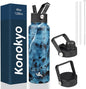 Konokyo 40 oz Insulated Stainless Steel Water Bottle by Konokyo