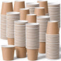300 Pcs Mini Coffee Cups Brown Culture Cup 2oz Disposable Bathroom Cups Paper by Unknown