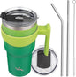 Konokyo 30 oz Tumbler with Handle and Straw, Insulated Travel Mug | Matcha by Konokyo