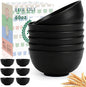 Large Bowls Unbreakable Wheat Straw Bowls by HOMIENLY