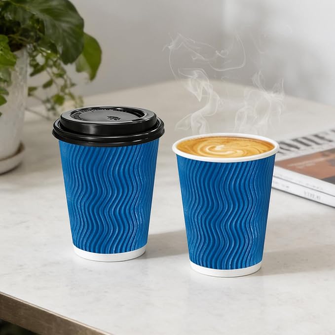 Lamosi 100 Pack Coffee Cups - Image 4