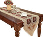 Burgundy Lace Table Runner 16 × 108 Inch Long by Simhomsen