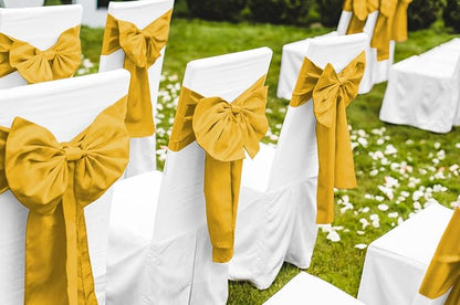 12 Pack Gold Satin Table Runner 12 x 108 Inch Long Premium Table Runners - Image 5