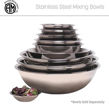 American Metalcraft 20 qt Stainless Steel Mixing Bowl - Image 6