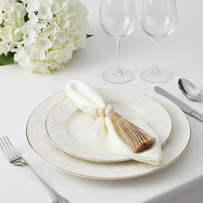 Napkin Rings Set of 8, Boho Wooden Napkin Rings - Image 5