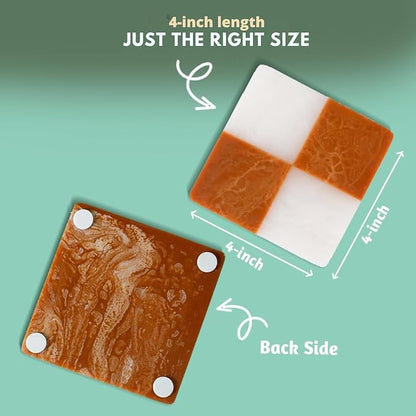 Folkulture Cute Fall Coasters, Non Slip, Coaster - Image 3