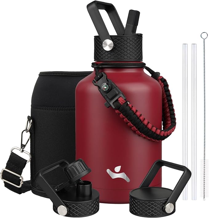 Konokyo 50 oz Insulated Stainless Steel Water Bottle Jug by Konokyo