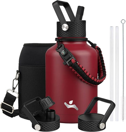 Konokyo 50 oz Insulated Stainless Steel Water Bottle Jug by Konokyo