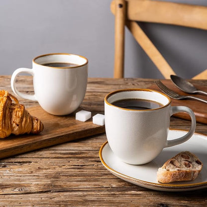 AmorArc 12oz Coffee Mugs, Ceramic Coffee Mugs set of 6 - Image 4