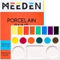 MEEDEN Studio Ceramic Paint Palette, Porcelain Watercolor Palette by MEEDEN