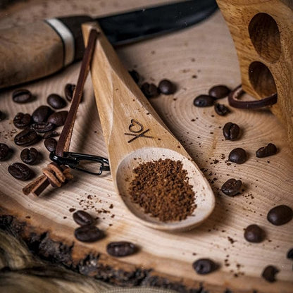 Überleben | Kanu Wooden Camping Spoon – Handcarved Nordic Utensil - Image 3