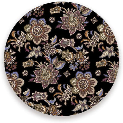 Coasters for Drinks Coaster Drink Set Decorative Coffee Table Desk Cup Mat Spring Cute Cork Bar Backing Round Home Decor Mandala Black12