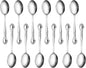 New Star Foodservice Rose Pattern 18/0 Stainless Steel Teaspoon, Commercial by NewStarFoodservice