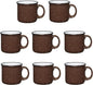 Set of 8 Ceramic Campfire Mugs – 15 Oz, Camping – Customizable by GiftsbyDesign