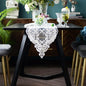SUTAVIA Lace Patio Table Runner 12"×48" White Embroidered Dresser Scarf | by SUTAVIA