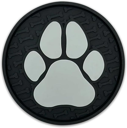Paw Print Automotive 3D Textured Silicone Coasters (2.6" Diameter) | Universal Fit for All Cars, Trucks, SUVs & More | Non-Slip Durable | Set of 2