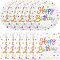 50 Pcs Happy Birthday Paper Plates and Napkins Disposable Party Decorations | 7 by NatNarr