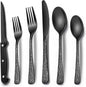 EWFEN 24-Piece Black Silverware Set by EWFEN