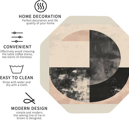 Minimal Abstract Shapes Print Coasters - Image 3