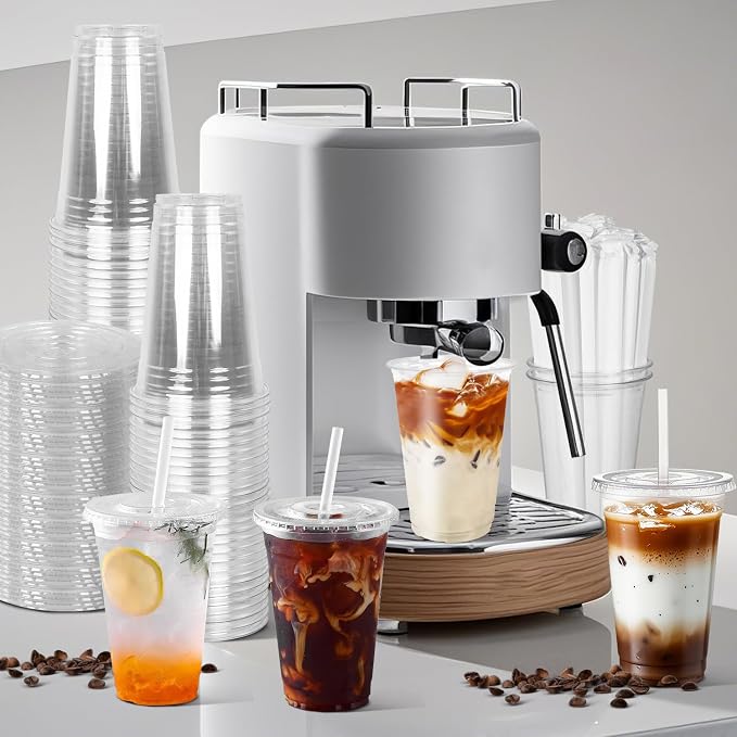 Charmount 100 Sets- 20 oz Clear Plastic Cups - Image 5