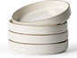 famiware Star 8.25" Pasta Bowls Set of 4, Bowl Plates, Salad Bowls by Famiware