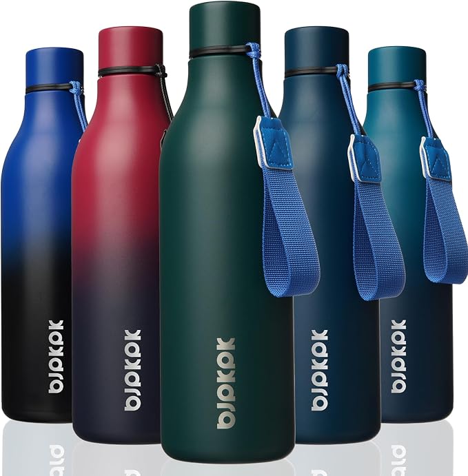 BJPKPK 25oz Insulated Water Bottle, Stainless Steel Bottle by BJPKPK