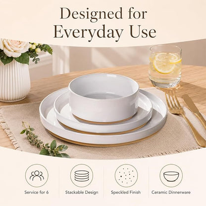 AmorArc Stoneware Dinnerware Sets - Image 3