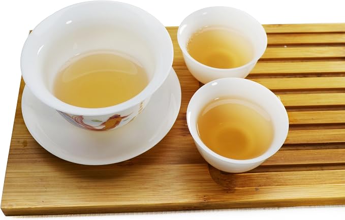 Liang baobao Ice Jade White Porcelain Gaiwan, 5oz Teacup Suet-fat Jade - Image 3