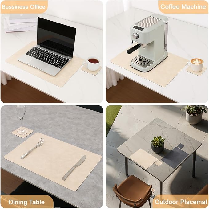 Vinyl Placemats Set of 6, Dual Sided Place Mats - Image 6