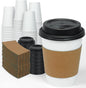 Ginkgo 100 Pack 12 oz Thickened Coffee Cups by HOME