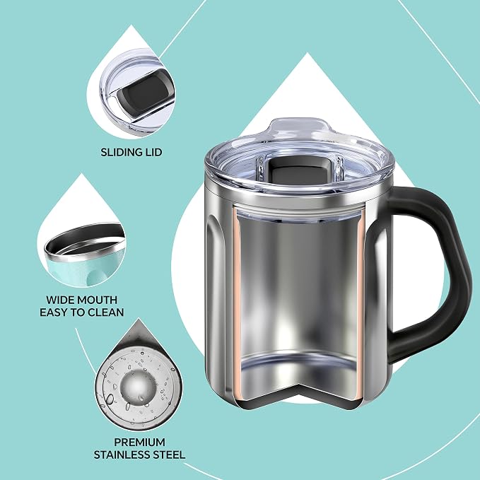 Ideus 16 oz Insulated Coffee Mug - Image 3