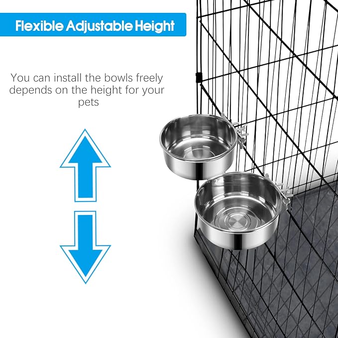 2 Pcs Large Dog Food Water Bowl - Image 4