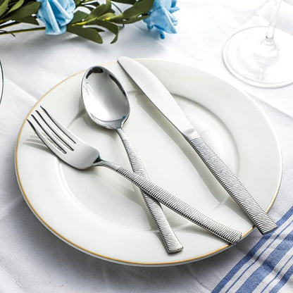 48-Piece Silverware Set, Stainless Steel Flatware Set - Image 3