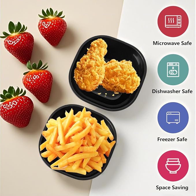 SHECIPIN 12 Pack Unbreakable Dipping Bowls, 4.5 OZ Soy Sauce Dishes，dipping - Image 3