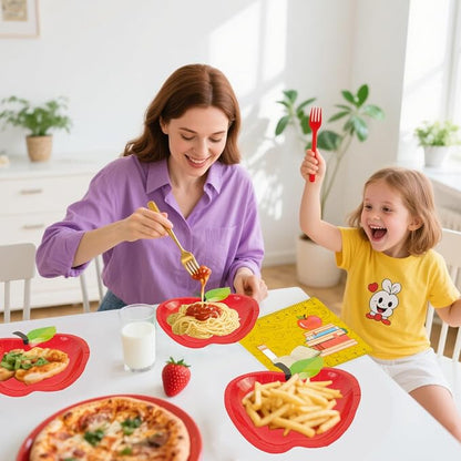 40 PCS Back to School Apple Paper Plates and Napkins Decorations, First Day of - Image 6