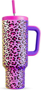 Meoky 50 oz Tumbler with Handle, Tumbler with Lid and Straw, Insulated by MEOKY