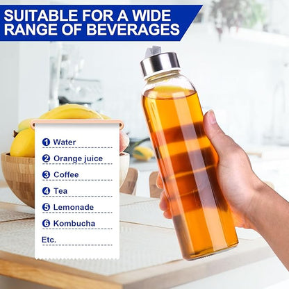 3 Packs Glass Water Bottles - Image 5