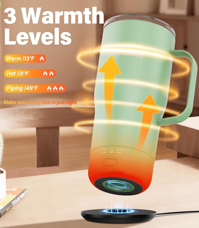 Supsonic Heated Coffee Mug, 20oz Electric Temperature Control Cup | Keeps - Image 2