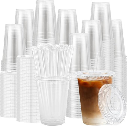 Lamosi 500 Pack 16 oz Clear Plastic Cups by BuyNow