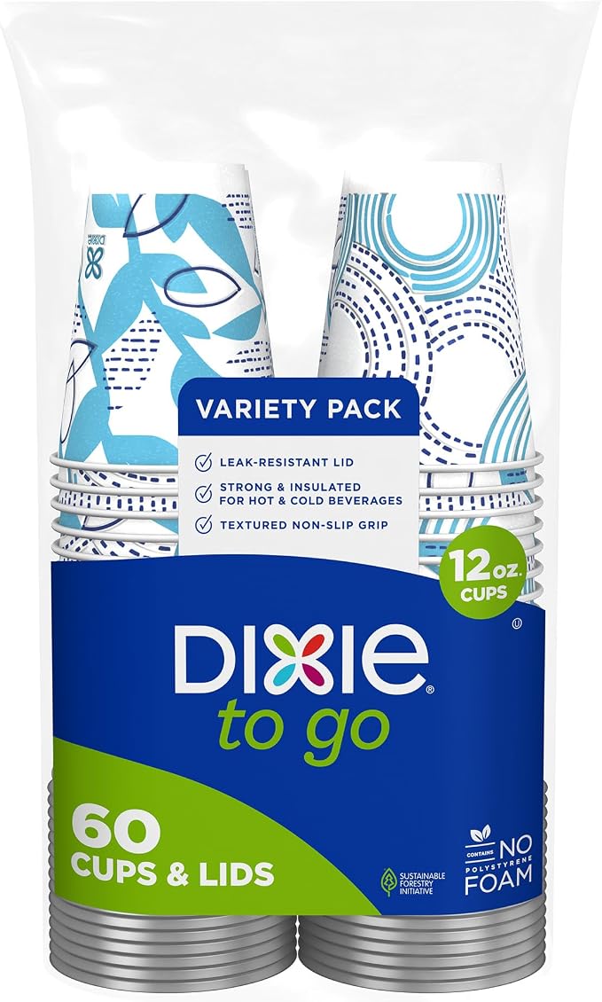 Dixie To Go Disposable Paper Cups by Unknown