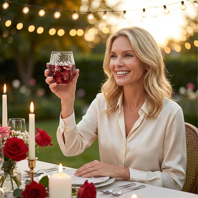 Ciaell 30 Pack Plastic Wine Glasses - Image 6