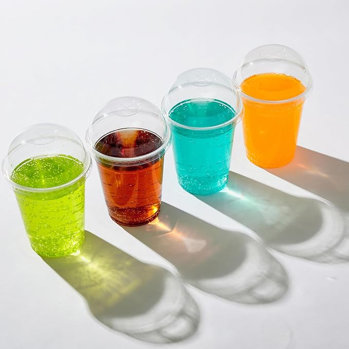 100 PACK 12 oz Clear Plastic Cups - Image 7