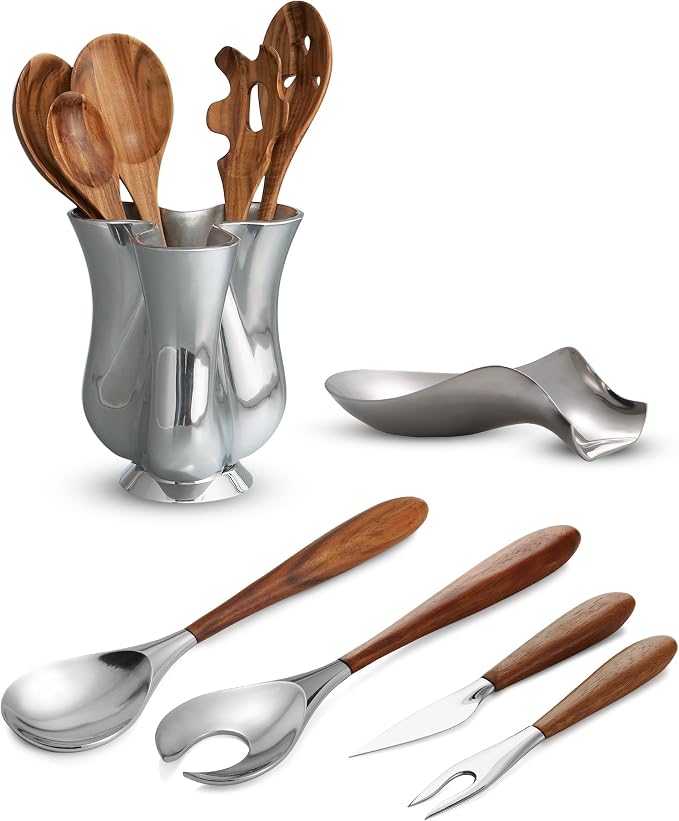 Nambé Curvo Ladle, 12.5” x 3”, Soup & Stew Server - Image 2