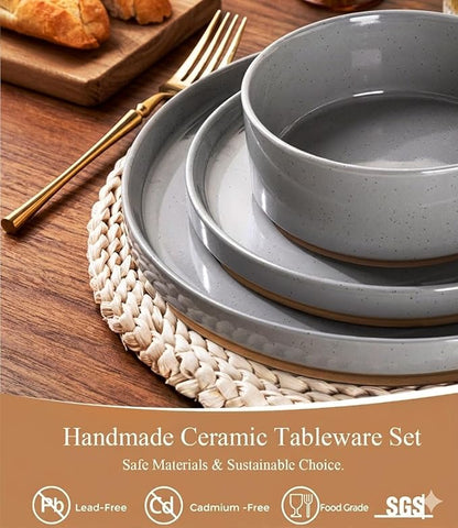 AmorArc Stoneware Dinnerware Sets - Image 4