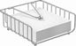 Napkin Holder for Table with Weighted Arm, Dinner Metal Flat Napkin Holders for by GMFINE