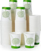 ECOLipak 300 Count 8 oz Compostable Paper Cups, Disposable Paper Coffee Cup | by ECOLipak