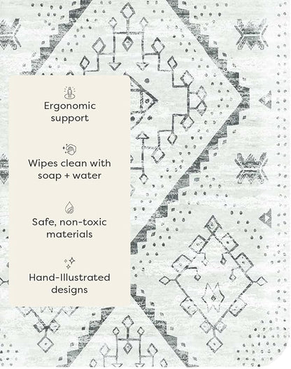 House of Noa Nama Standing Mat – Anti-Fatigue Cushioned Kitchen Mats for Floor | Ergonomic Bounce-Back Foam Kitchen Mats | Anti-Fatigue Mats for Kitchen & Standing | Ula Avalon | 30" x 72"