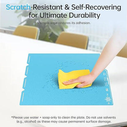 BIQU Cryogrip Pro Frostbite Cold Build Plate Compatible with Snapmaker U1 3D Printer 276x301MM Panda Build Plate Double-Sided Upgrade Room Temperature Print Removable Surface Platform