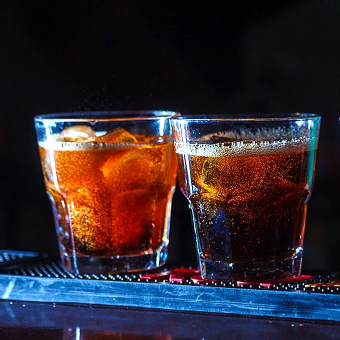 4.5oz Rock Bar Stackable Beverage Glasses – Set Of 8 Drinking Glasses | - Image 4