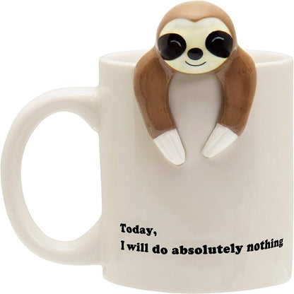 Decodyne Funny Sloth Coffee Mug by Decodyne